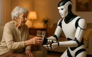 Künstliche Intelligenz und humanoide Roboter in sozialen Diensten: Die Zukunft der Pflege?